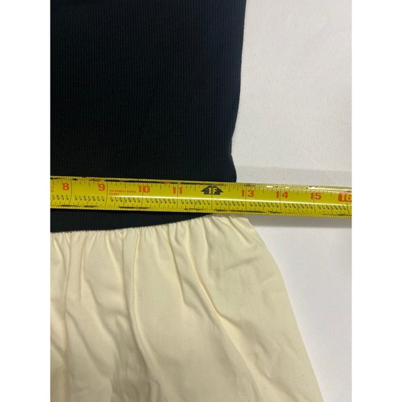 A New Day Strapless Ribbed Knit Bubble Skirt Mini Dress S Party Coquette - Picture 8 of 15